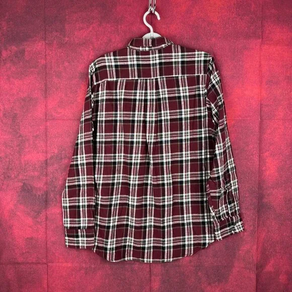 ST. JOHN'S BAY MEN'S CLASSIC FIT COTTON FLANNEL SHIRTPLAID PATTERN, SIZE S SMALL - Picture 4 of 11